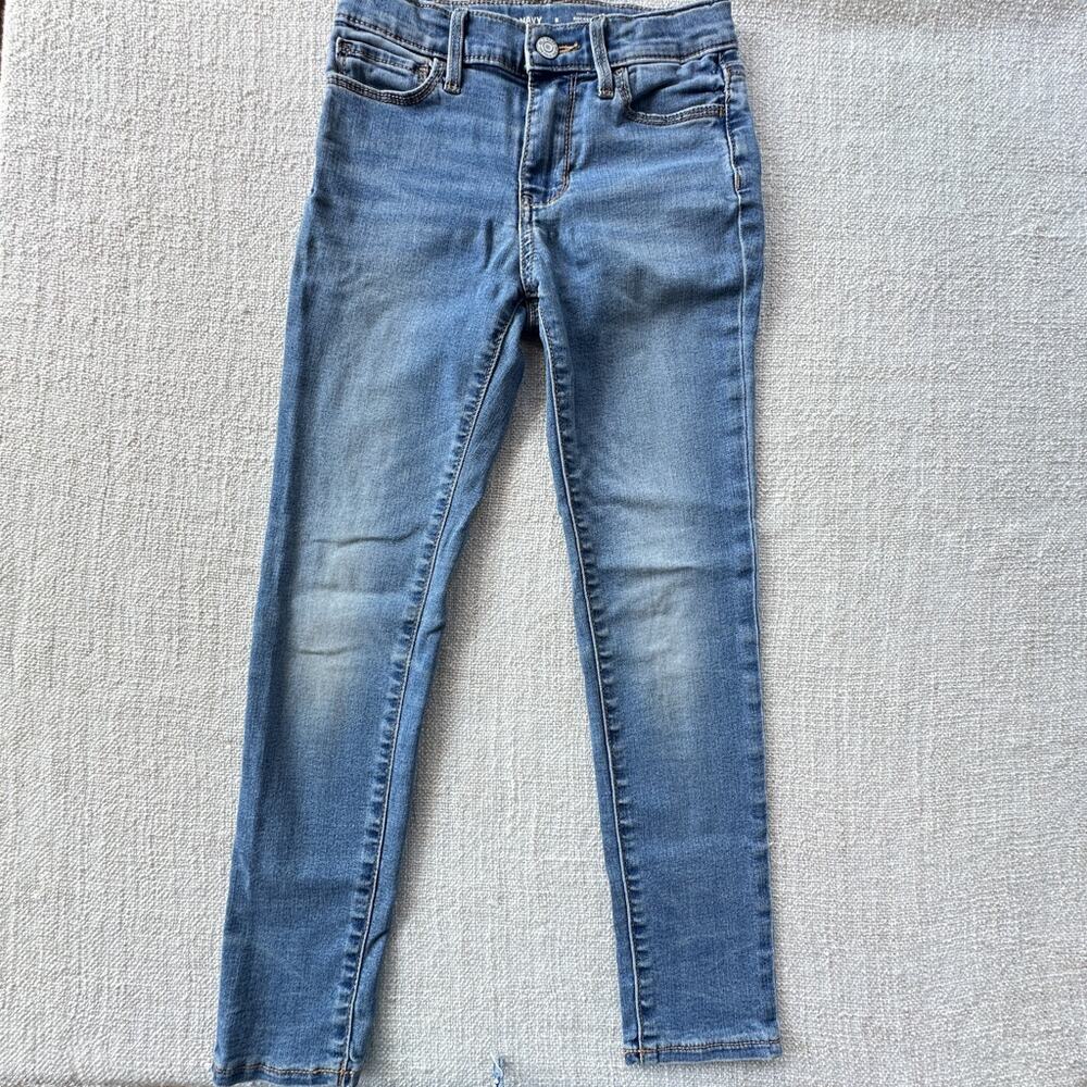 Old Navy Medium Wash Girl's Jeggings VGUC 8